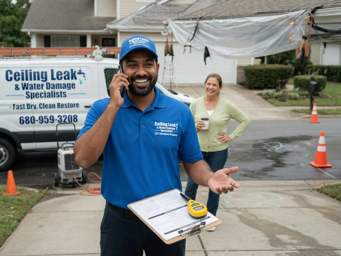 Ceiling Leak Cleanup Dryden, VA FAQs